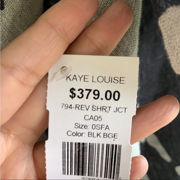 Kim Bernardin PARIS Lagenlook Linen 3/4 Sleeve Tie Front Top Kimono One Size - Picture 5 of 8